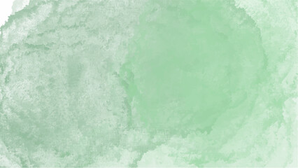 Green watercolor background with copyspace for your design. vector.