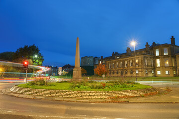 War memorial on Tower Street in York city in England. UK