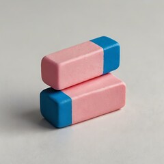 Colorful wooden toy blocks include red, blue, green, and yellow cubes for child's play and building