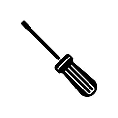 Screwdriver Icon Outline Vector Illustration