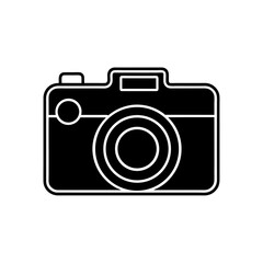 Camera Photo Icon Outline Vector Illustration