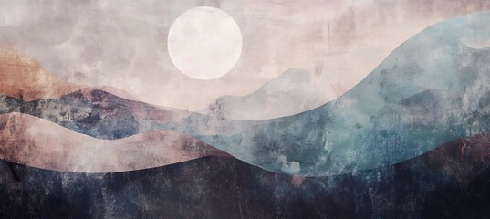 Lightly textured geometric background with a dreamy aesthetic 