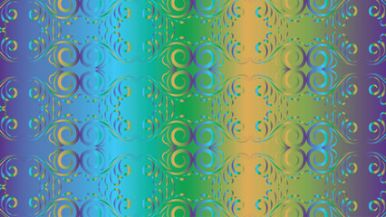 Light Multicolor Rainbow Vector Texture Lines Stock Vector 