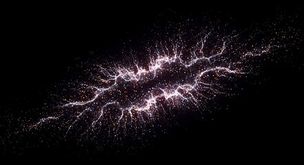 Abstract particle design background