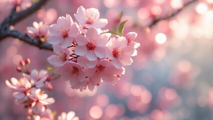 Obraz premium pink cherry blossoms