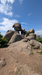 Ancient Thracian sanctuary "Turtle," today known as the "Gates of the Goddess." Bulgaria, near the city of Kazanlak	