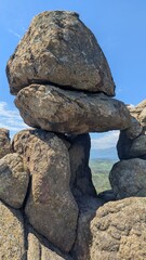 Ancient Thracian sanctuary "Turtle," today known as the "Gates of the Goddess." Bulgaria, near the city of Kazanlak	