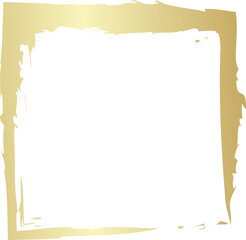 Grunge golden frame. Luxury design