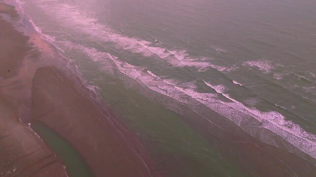 Majestic High Altitude Orbit Over the Coastal Shoreline | FlyLens 4K
