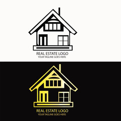 Sleek Geometric House Mark