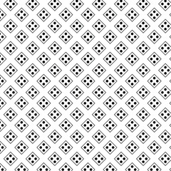 Black and white vector seamless pattern with small diamonds , star shapes ,rhombuses .Abstract black and white geometric texture .Simple minimal wide repeat background .