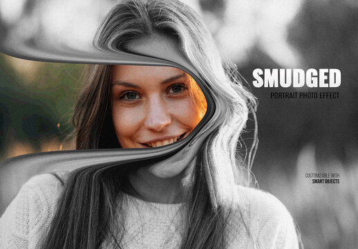 Smudged Portrait Photo Effect