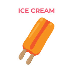 ice cream isolated on white background