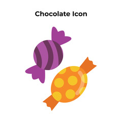 Chocolate icon vector. Candy icon symbol. Vector illustration eps 10