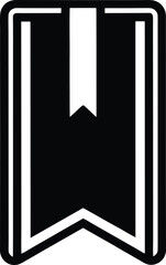 Bookmark Saved Icon Outline Vector Illustration
