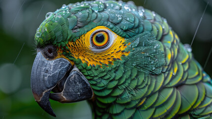 Obraz premium Beautiful parrot, professional wildlife photography.