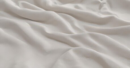 Obraz premium Faded white linen, subtle wrinkles, seamless texture , background, faded