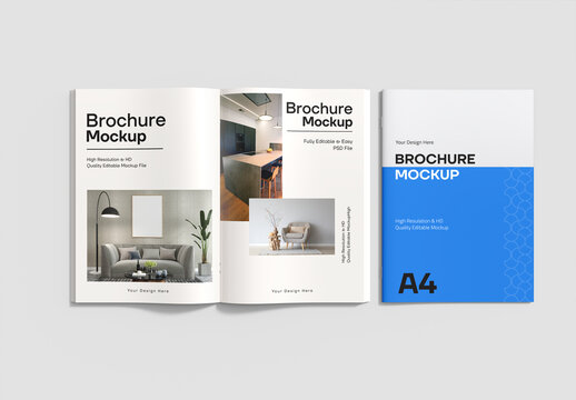 A4 Brochure Mockup