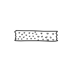 hand drawn washi tape
