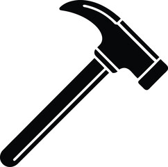 Hammer Icon Outline Vector Illustration