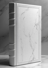Standing marble book