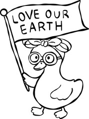 Environmental Goose Clipart