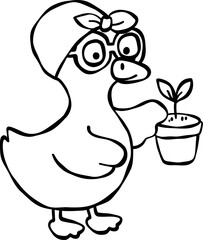 Environmental Goose Clipart