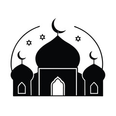 taj mahal vector illustration