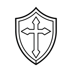 Leviathan Cross Etched into Ancient War Shield