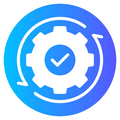 efficiency gradient icon