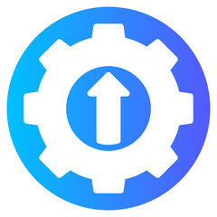 improvement gradient icon