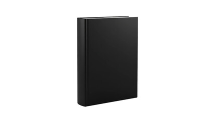 Fototapeta premium Glossy Black Notebook Isolated on transparent background
