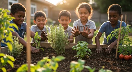 Children Gardening Cultivating Young Minds and Green Thumbs