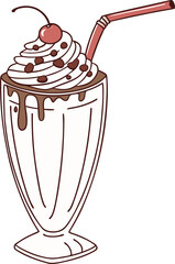 Milkshake Silhouette Design for Crafting. Creative Milkshake Silhouette Design for Download. Milkshake Silhouette Design for Printing Projects. Unique Milkshake Silhouette Design for Sublimation