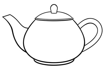 teapot on a white background