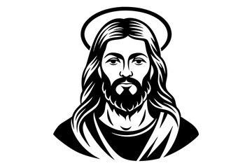 Sacred Jesus Figure Clipart Art