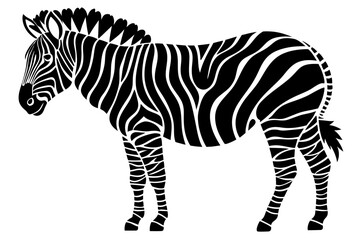 Fototapeta premium zebra silhouette