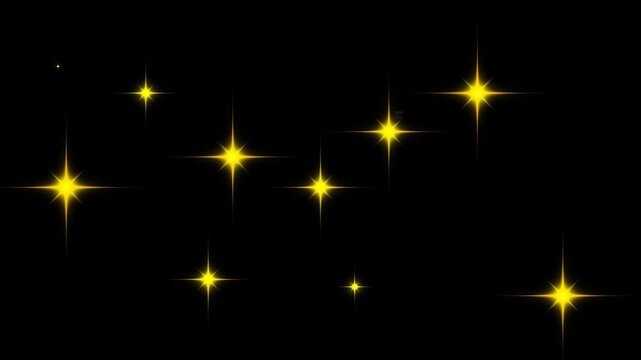 sparkling Glow stars twinkle Shine effect sprite sheet movement timeline, energy explosion Shine animation. Shimmering light for motion design.