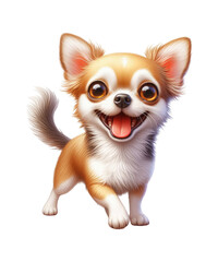 Obraz premium yorkshire terrier puppy on white background