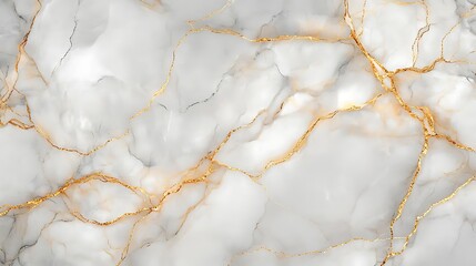 White Gold Marble Texture Background
