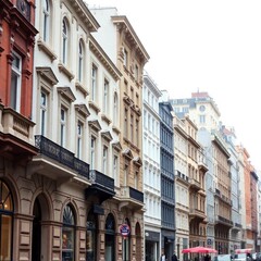Obraz premium old houses in venice