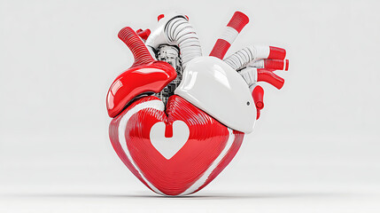 Robotic Heart with Love, and Medical Tech.