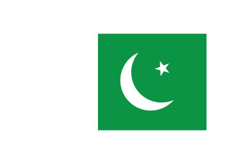 vector illustration of a green star, Adobe Illustrator Artwork, flag of pakistan waving in the wind, green flag. national flag of Pakistan. vector illustration of Pakistan flag