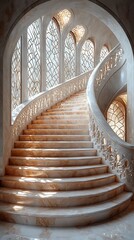 staircase in the old house