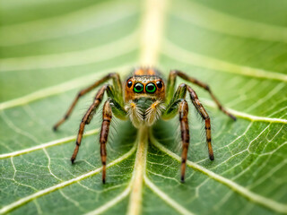 spider on a leaf. spider, insect, macro, animal, nature, arachnid, isolated, bug, white, brown, closeup, wildlife, arachnophobia, hairy, predator, phobia, wild, white background, black, scary, close-u