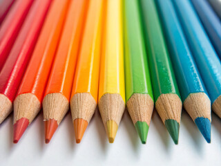 colored pencils on white background. pencil, color, drawing, pencils, education, school, art, colored, crayon, draw, colorful, colour, rainbow, wood, colors, group, pen, equipment, office, yellow, ora
