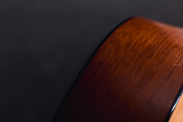Classical wooden guitar strings.