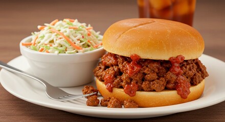 Plakat Businessman holding a glowing bitcoin in an office with a city view