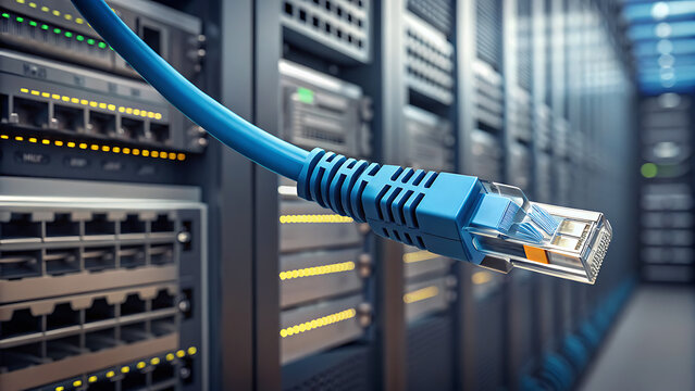 data connection concept in digital world