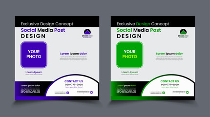 professional Social Media Banner Design template